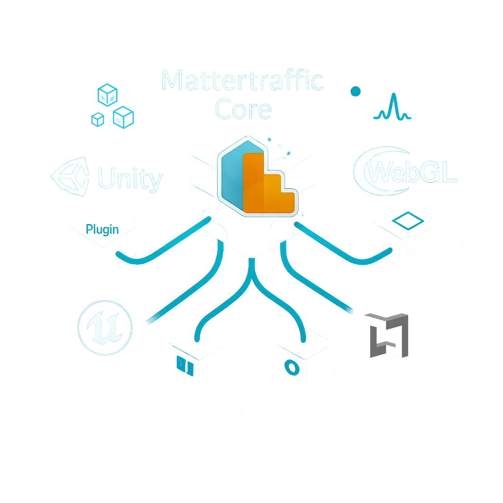 Mattertraffic Analytics with AI Agent Visualization