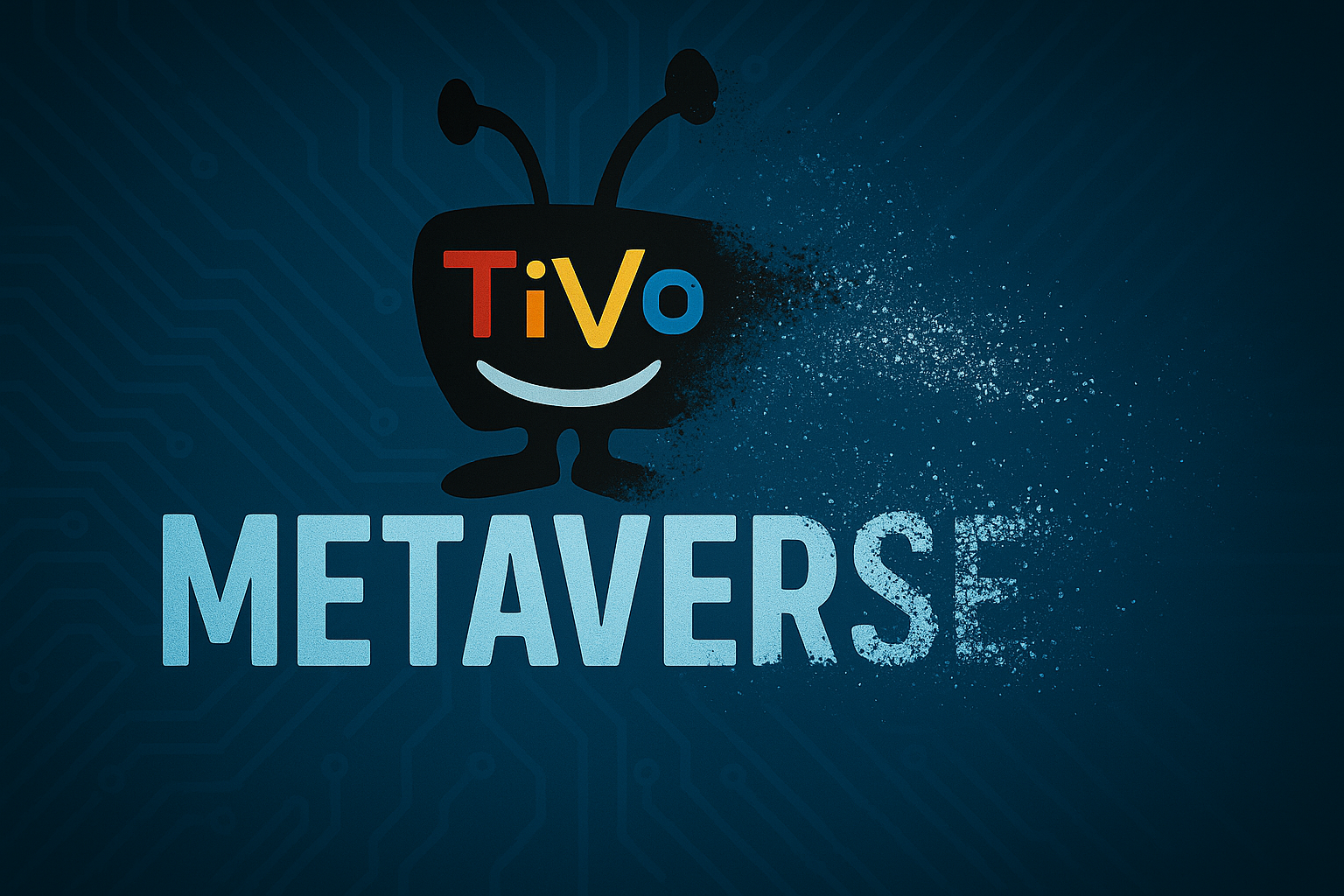 Illustration comparing Metaverse hype to TiVo buzz fading but technology remaining